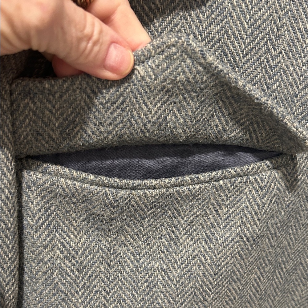 Vintage 1970-80 Grand Entry Western Cowboy Rodeo Tradition Herringbone Blazer 44 - Picture 13 of 16